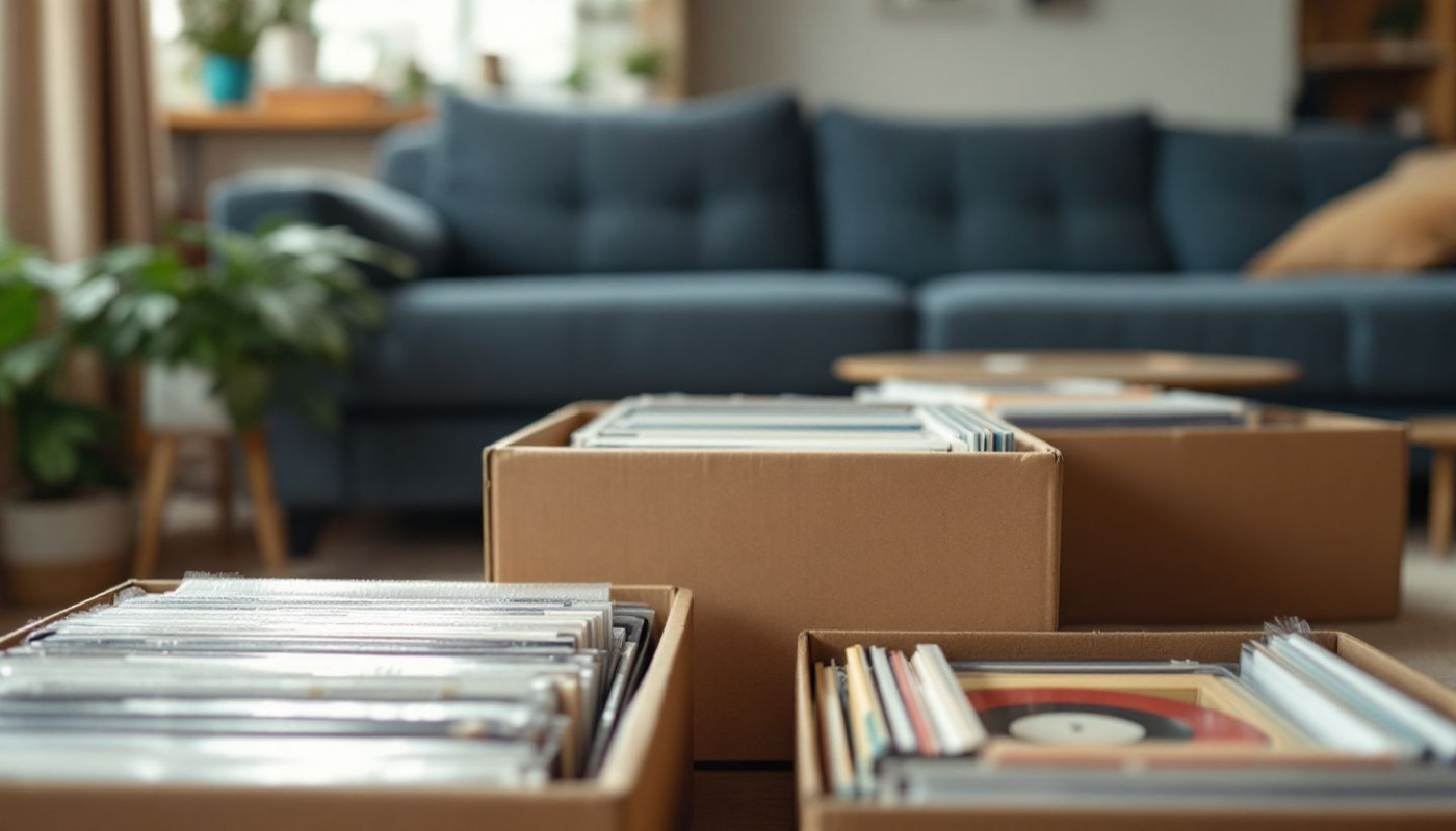 Comment choisir des cartons pour livres et vinyles pour un déménagement efficace