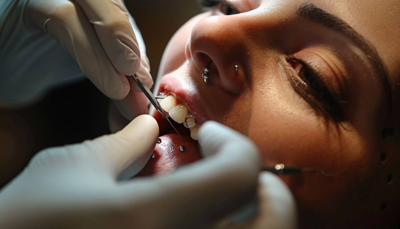 Conseils pour réduire la douleur lors de la pose d'un piercing de langue