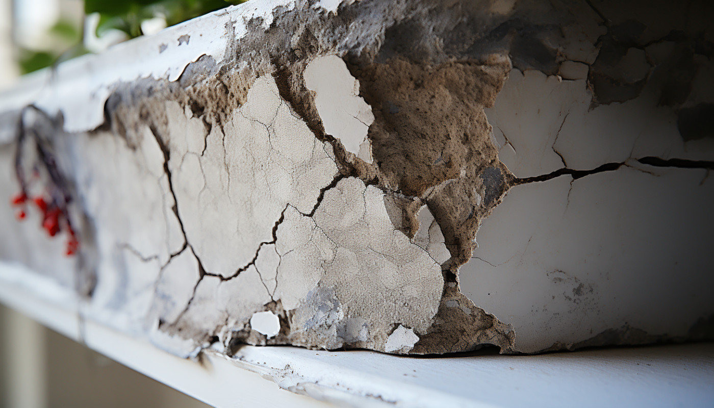 Fissures dans les plafonds en béton : comment les réparer ?